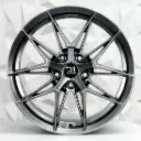 RIN 17X7.5 5-100 R1 SPORT DX249 HYPER BLACK ET35 CB73.1