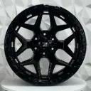 RIN 22X12 8-170 R1 SPORT 1891B FULL GLOSS BLACK+RIVETS ET-44 CB125.1