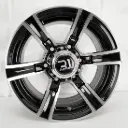 RIN 14X7 6-139.7 R1 SPORT 4968 BLACK MACHINE FACE ET0 CB108