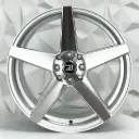 RIN 17X8 5-114.3 R1 SPORT DX427 SILVER MACHINE FACE ET35 CB73.1