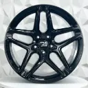 RIN 18X11 5-114.3 R1 SPORT QC1812 GLOSS BLACK ET6 CB73.1