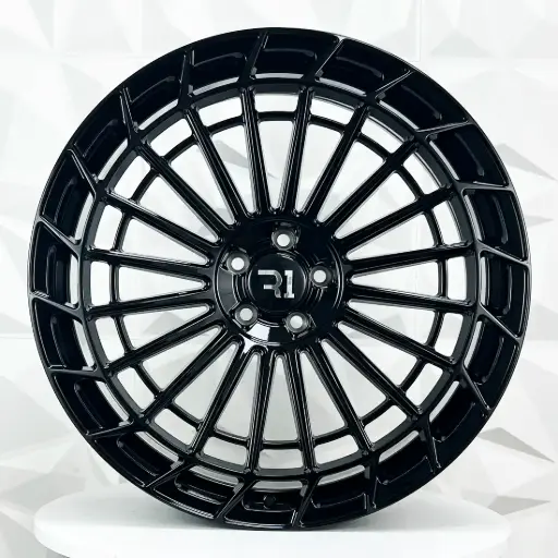 [FF208540F] RIN 20X8.5 5-112 R1 SPORT M111-FF GLOSS BLACK ET38 CB66.56